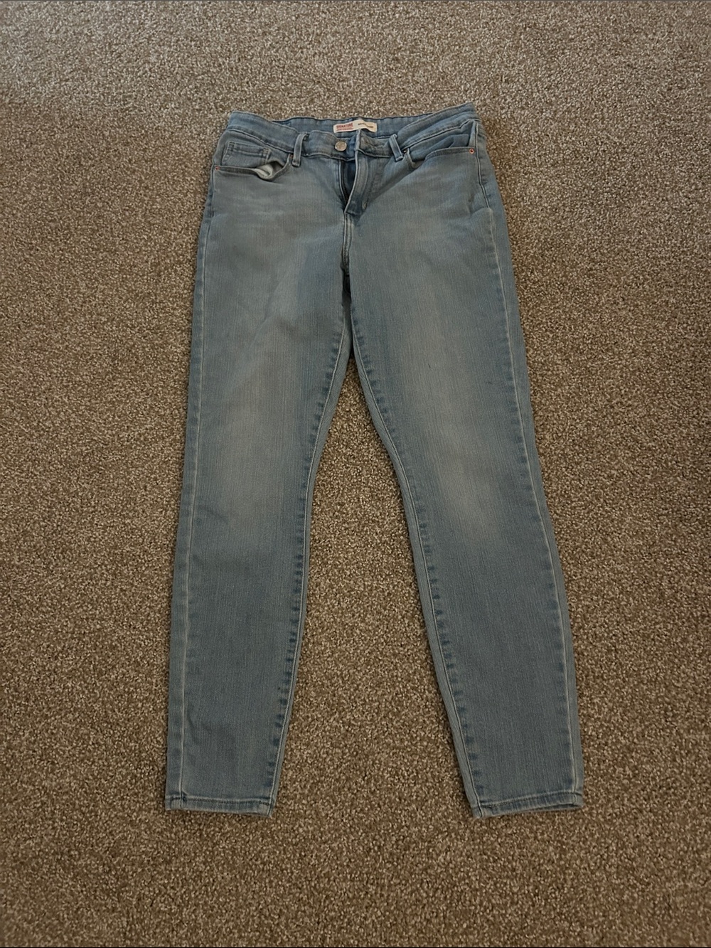 Signature by Levi Strauss Light Blue Skinny Jeans for Women